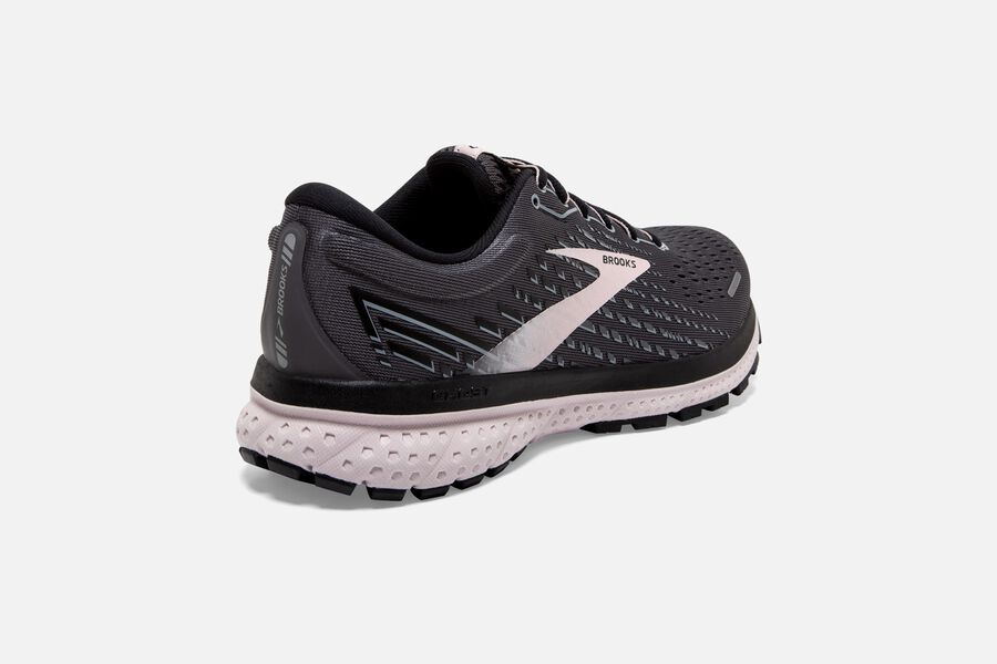 Brooks Ghost 13 Road Running Shoes Womens - Black/Pink - CENOF-3248